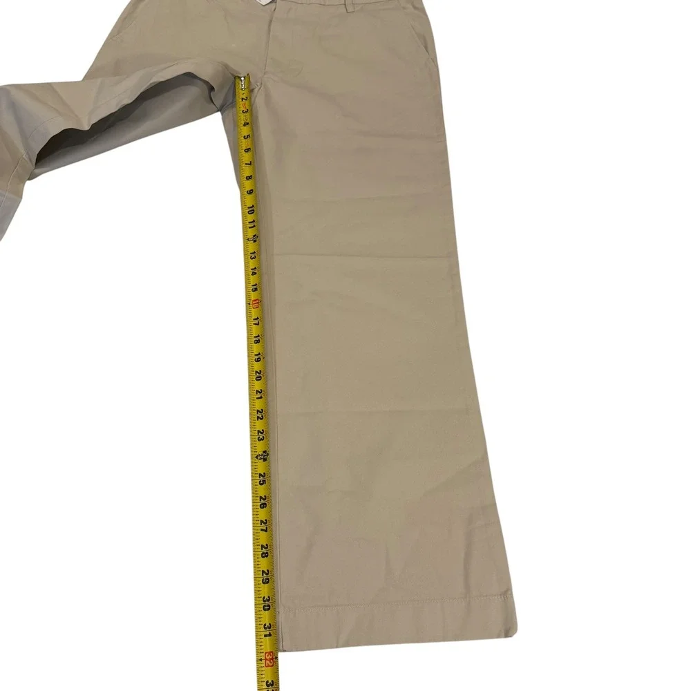 Banana Republic Dawson Chino Pants Mens 38x32 Relaxed Fit Khaki Cotton Ivory